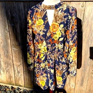 Floral Urban Outfitters Romper